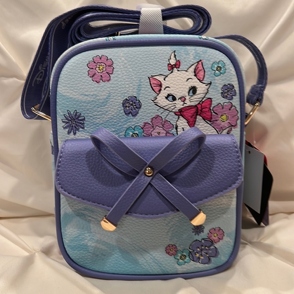 Disney Marie Crossbody Bag - Blue and Purple